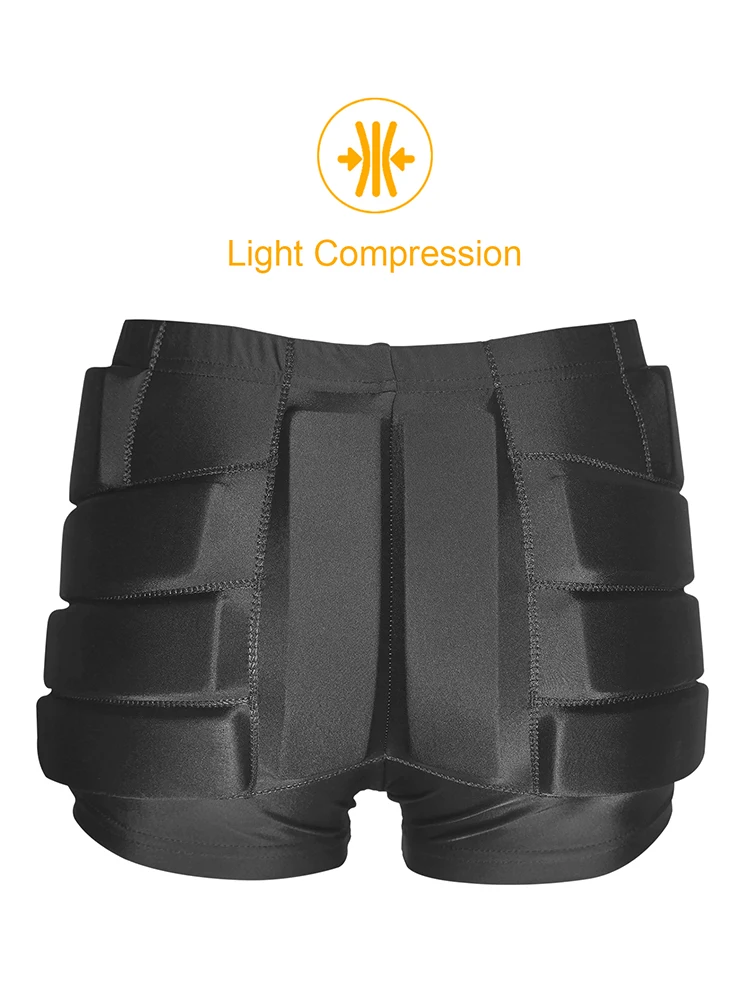 AVIVOR Padded Figure Skating Shorts Crash Butt Pads for Hips Tailbone Unisex Ice Sports