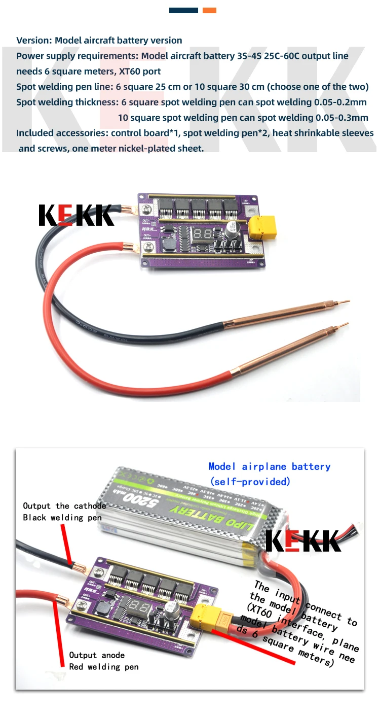Portable 99 Gear 12V DIY Spot Welder Kit PCB Control Board 18650 Battery Spot Welding Machine