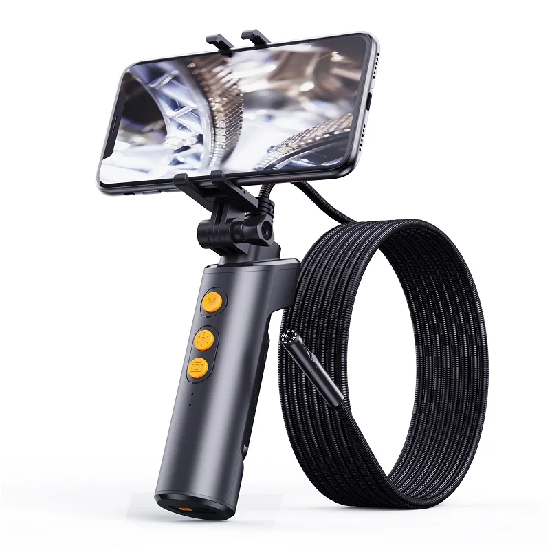 Dual Lens Camera WIFI Endoscope HD1080P 5.5MM 8MM Mini Inspection Borescope LEDs IP68 Waterproof Sanke for Android Phones Iphone