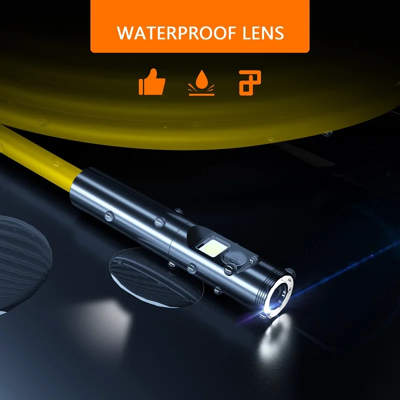 Dual Lens Camera WIFI Endoscope HD1080P 5.5MM 8MM Mini Inspection Borescope LEDs IP68 Waterproof Sanke for Android Phones Iphone