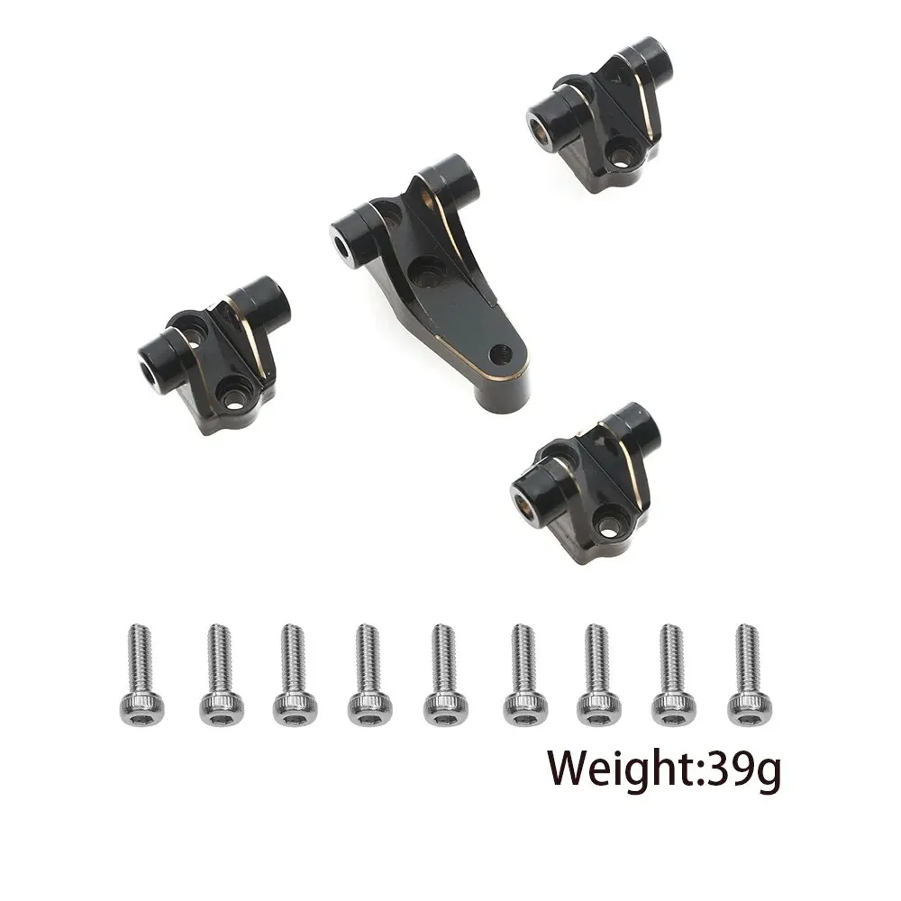 Brass Black Counterweight Portal Axle C-Hub For 1/10 TRX4 TRX6 RC Crawler Car Upgrade Parts