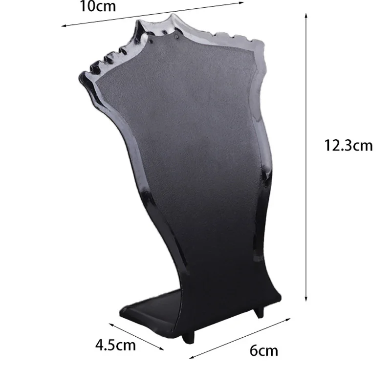 Acrylic Mini Necklace Display Mannequin Pendant Model Jewelry Holder Necklace Showing Stand Rack Earring Showcase