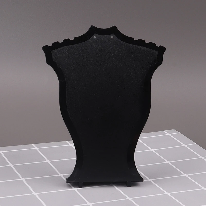 Acrylic Mini Necklace Display Mannequin Pendant Model Jewelry Holder Necklace Showing Stand Rack Earring Showcase
