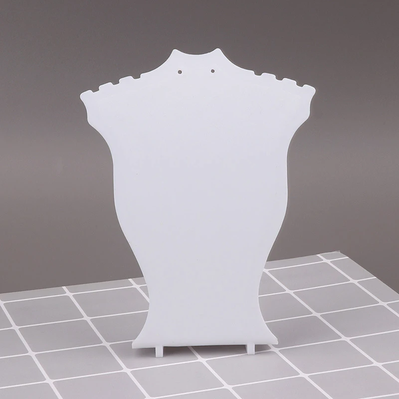 Acrylic Mini Necklace Display Mannequin Pendant Model Jewelry Holder Necklace Showing Stand Rack Earring Showcase