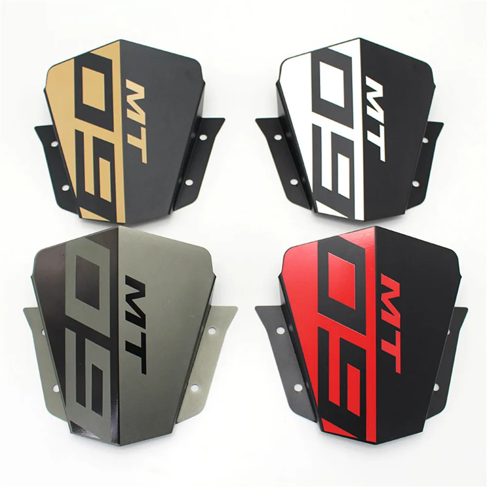 For Yamaha MT09 MT-09 FZ-09 2014 2015 2016 mtorcycle Aluminum Motorbike Windshield Personality windshield Wind screen