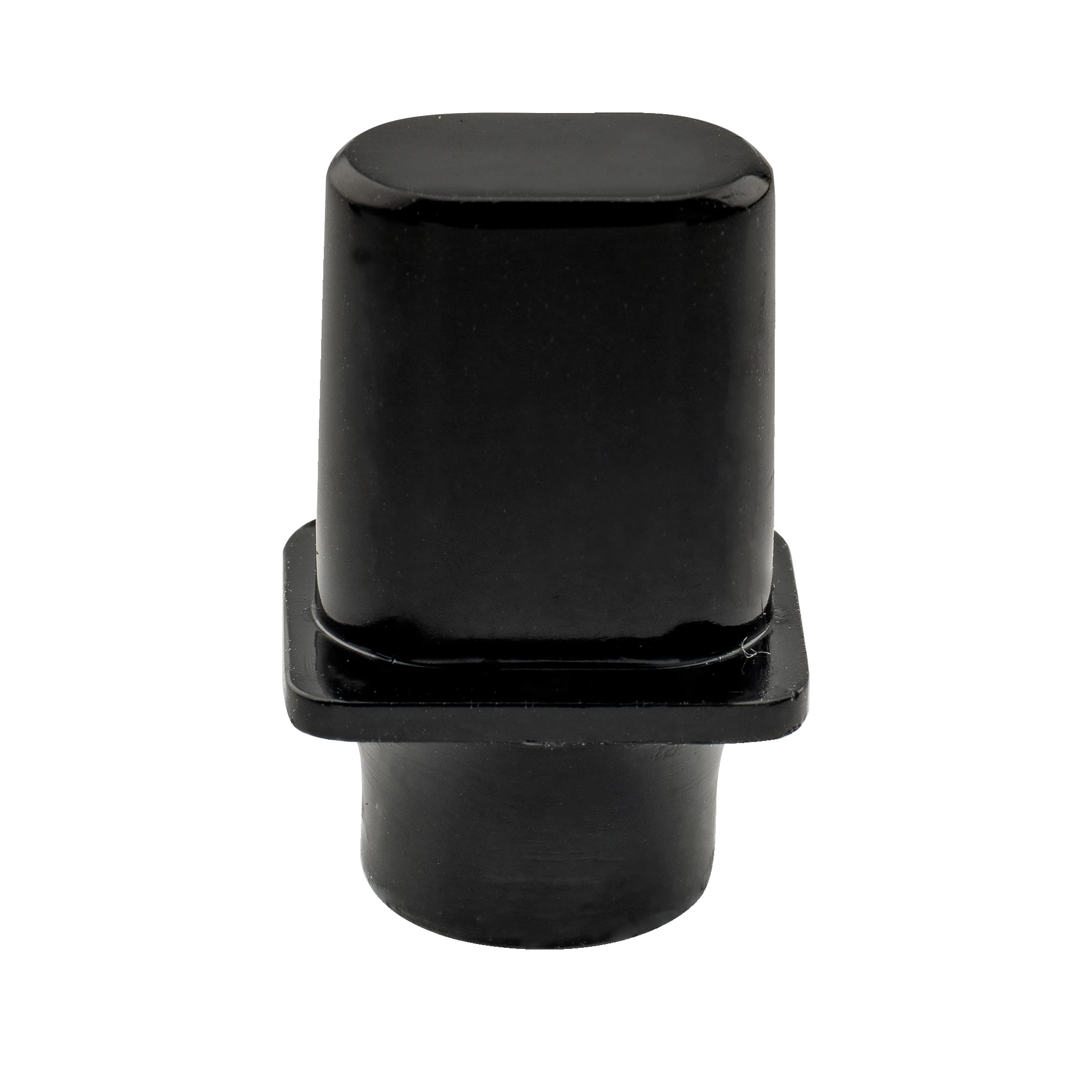 Musiclily Pro Inch Size Top Hat Guitar Switch Tips 3-Way Pickup Selector Switch Knobs for USA Fender Tele Style,Black (Set of 2)
