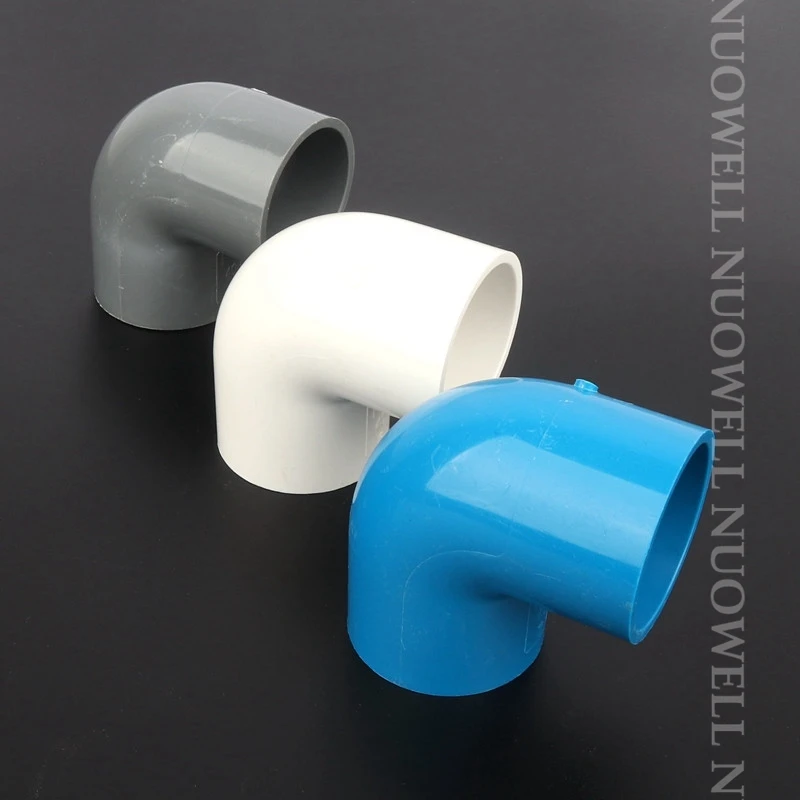 5pcs/lot 20 25 32mm PVC 90 Degree Elbow Connector Aquarium Fish Tank DIY Tools Garden Irrigation Water Pipe Connectors Adapter