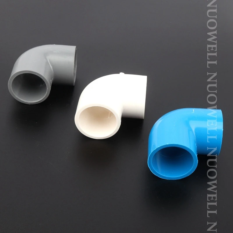 5pcs/lot 20 25 32mm PVC 90 Degree Elbow Connector Aquarium Fish Tank DIY Tools Garden Irrigation Water Pipe Connectors Adapter