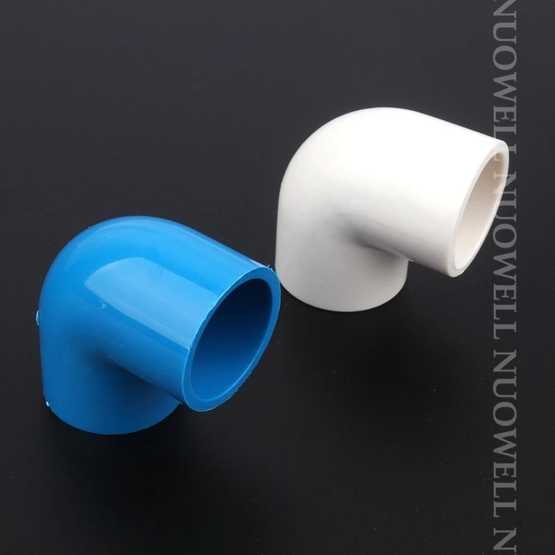 5pcs/lot 20 25 32mm PVC 90 Degree Elbow Connector Aquarium Fish Tank DIY Tools Garden Irrigation Water Pipe Connectors Adapter