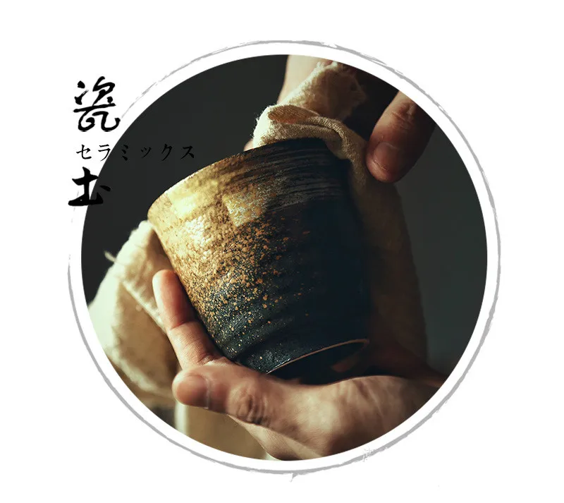 Japan and South Korea Ceramic Tea Cup Stoneware Hand-Painted Cup Japanese Kung Fu Tea Cup Coffee Milk Cup