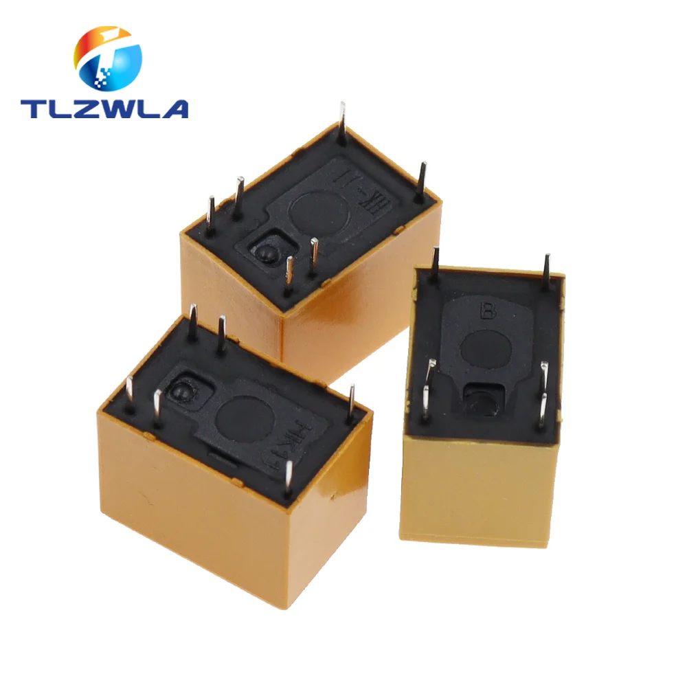 5PCS Signal Relay HK4100F-DC12V-SHG HK4100F-DC5V-SHG 6pin 3A 3V / 5V / 9V / 12V / 24V HK4100F-DC24V-SHG HK4100F-DC3V-SHG