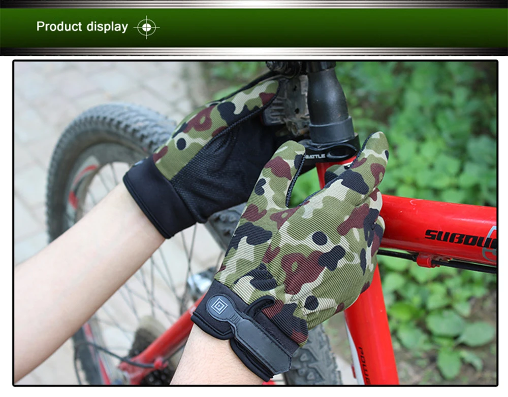 Summer Men's Tactical Gloves Cycling Full Finger Lightweight Breathable Riding Bicycle Non-slip Half Finger Women Gloves Fishing