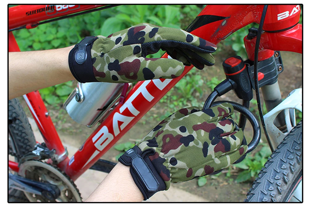 Summer Men's Tactical Gloves Cycling Full Finger Lightweight Breathable Riding Bicycle Non-slip Half Finger Women Gloves Fishing