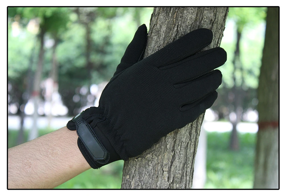 Summer Men's Tactical Gloves Cycling Full Finger Lightweight Breathable Riding Bicycle Non-slip Half Finger Women Gloves Fishing