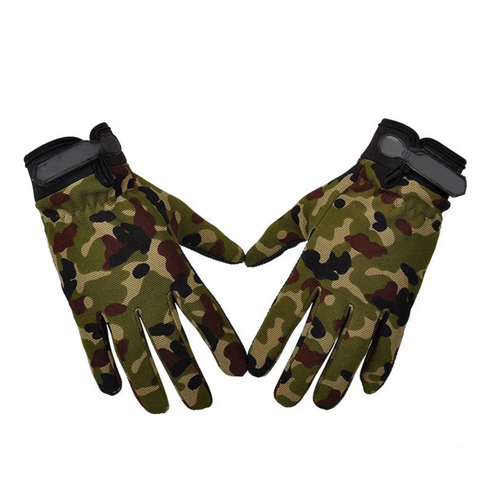 Summer Men's Tactical Gloves Cycling Full Finger Lightweight Breathable Riding Bicycle Non-slip Half Finger Women Gloves Fishing