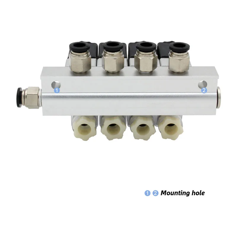 Solenoid Valve Normally Closed 2V025 AC220V DC12V24V multi-way combination type valve air magnetic Pneumatic 2V025-06 2V025-08
