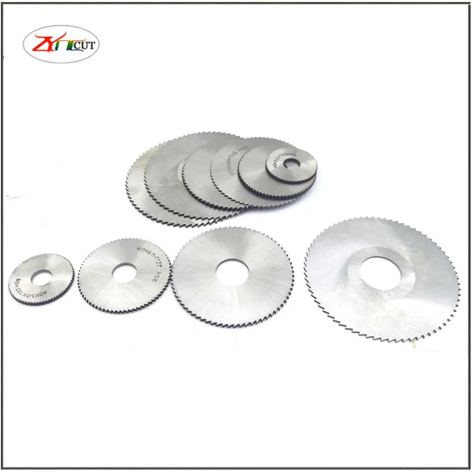 HSS Circular Saw Blade 40 60 75 80 100 110 125 150 160 200mm HSS Sawtooth Milling Cutter Power Tool Accessories Cutting Disc