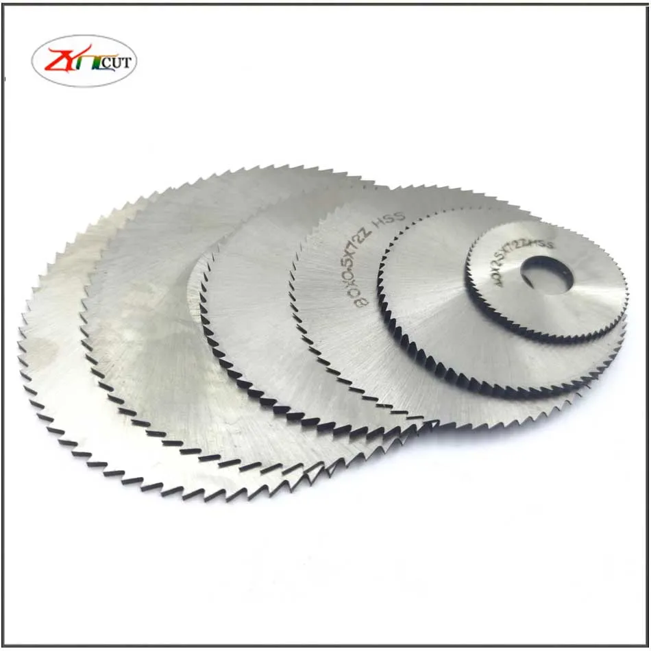 HSS Circular Saw Blade 40 60 75 80 100 110 125 150 160 200mm HSS Sawtooth Milling Cutter Power Tool Accessories Cutting Disc
