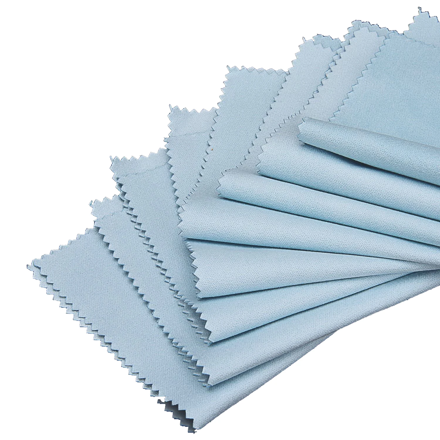 50Pcs 8x8cm Individually Packaged Sterling Silver Jewelry Necklaces Shining Tools Cleaning Soft Cloth Polishing Wiping Cloth