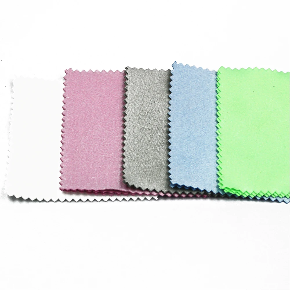 50Pcs 8x8cm Individually Packaged Sterling Silver Jewelry Necklaces Shining Tools Cleaning Soft Cloth Polishing Wiping Cloth