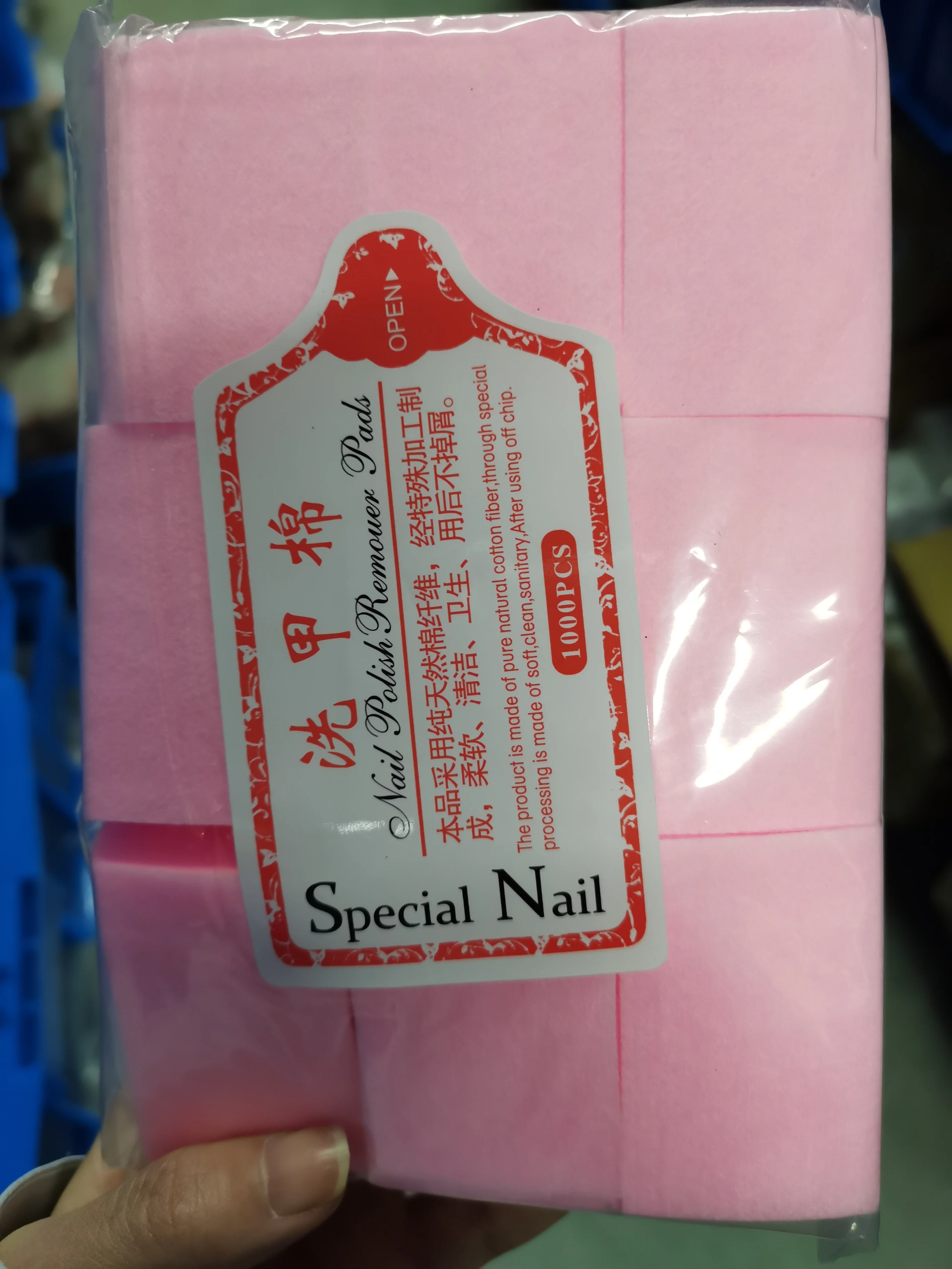 600pcs/Lot Nail Lint-Free Paper Cotton Fiber Tissue 5colors Nails Art Cleanin Cleaner Pad Polish Cotton Remover Sheet Wiper C#13