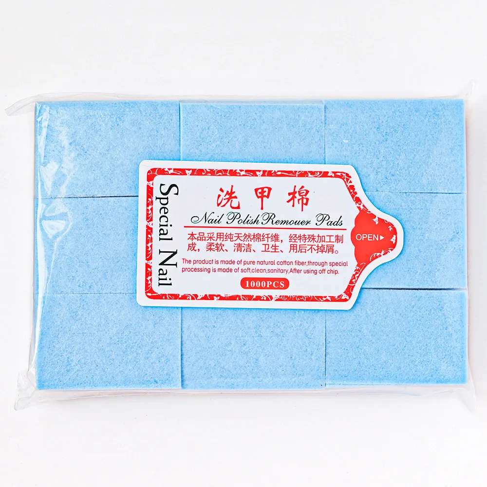 600pcs/Lot Nail Lint-Free Paper Cotton Fiber Tissue 5colors Nails Art Cleanin Cleaner Pad Polish Cotton Remover Sheet Wiper C#13