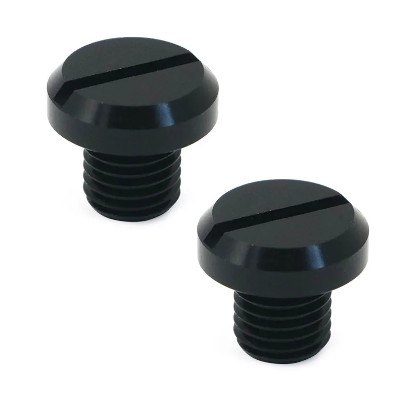 M10x1.25 Motorcycle Mirror Hole Plugs Right Left Screws Bolts Aluminum CNC For Yamaha Honda Kawasaki Suzuki Triumph BMW