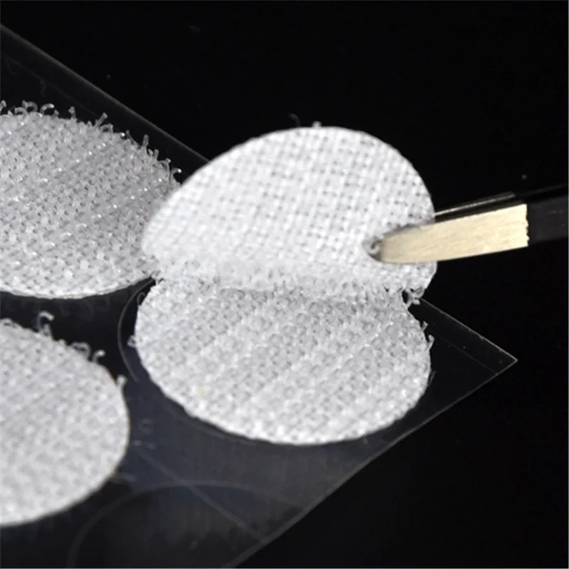 10-25mm Self Adhesive Fastener Tape Dots Strong Glue Magic Sticker Disc White Black Round Coins Hook Loop #Ro
