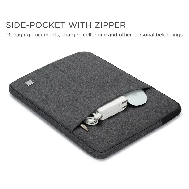 NIDOO Laptop Sleeve Case For Macbook Air 13 M1 Pro Xiaomi Dell Lenovo 13.3 14 15.6 Inch Waterproof Notebook Computer Bag