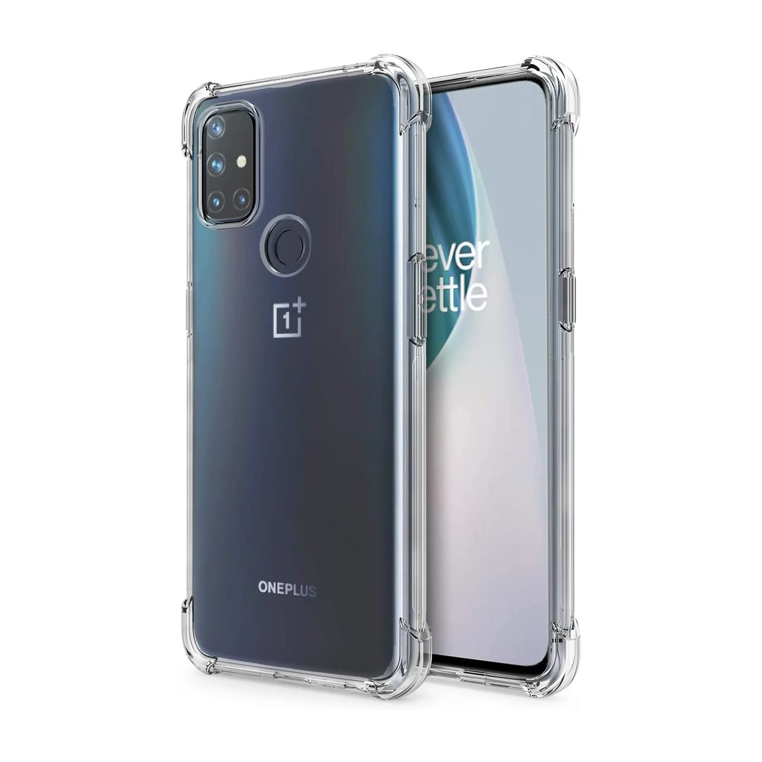 Airbag Shockproof Silicone for Oneplus Nord N10 N100 5G NordN10 NordN100 Original Soft Transparent TPU One Plus Back Cover Funda