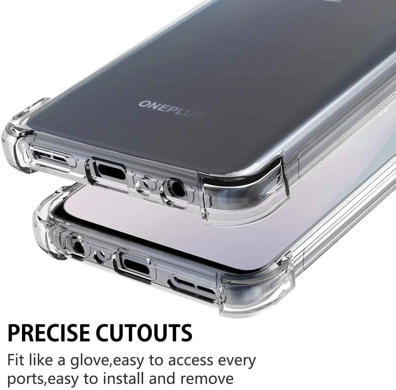 Airbag Shockproof Silicone for Oneplus Nord N10 N100 5G NordN10 NordN100 Original Soft Transparent TPU One Plus Back Cover Funda