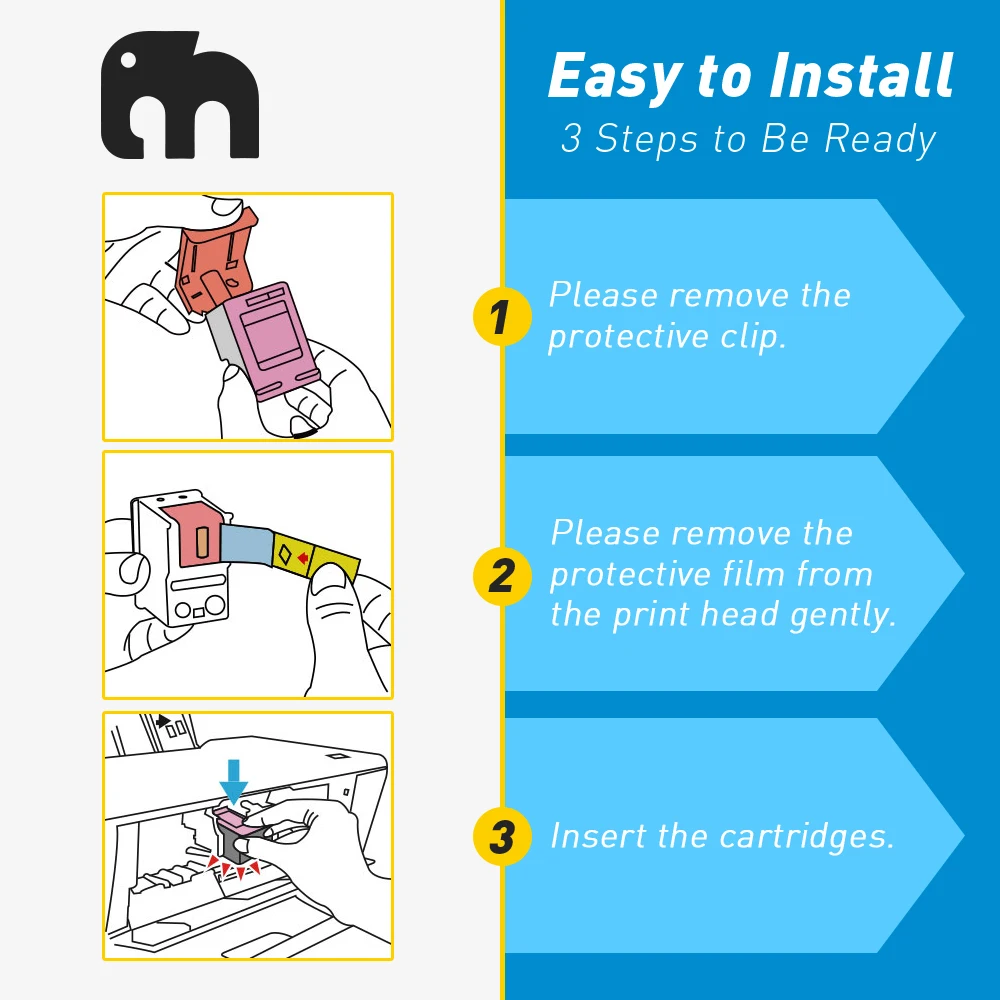 301XL Ink Cartridge Replacement For HP 301 HP301 XL Compatible Deskjet 2540 2542 2543 2544 2546 1000 1010 1011 Printer