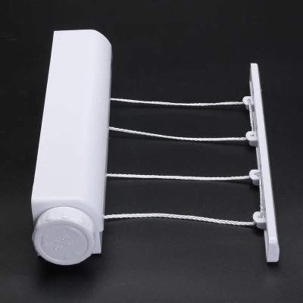 Retractable Laundry Hanger Telescopic Indoor Wall Mounted Clothes Line Drying Rack Clothesline for Bathroom Home Balconies