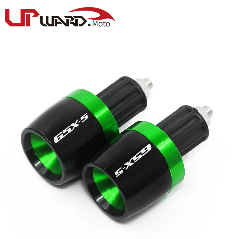 Motorcycle 7/8" 22MM Handlebar Hand Grips Handle Bar End Cap Fit For GSXS GSX-S 125 150 750 1000 F ABS GSXS750 GSXS1000