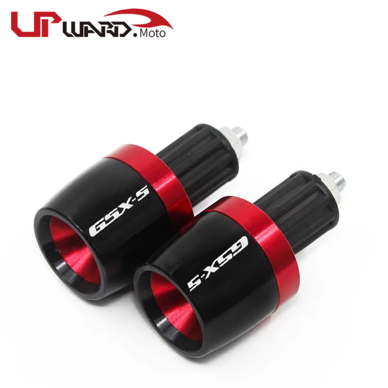 Motorcycle 7/8" 22MM Handlebar Hand Grips Handle Bar End Cap Fit For GSXS GSX-S 125 150 750 1000 F ABS GSXS750 GSXS1000