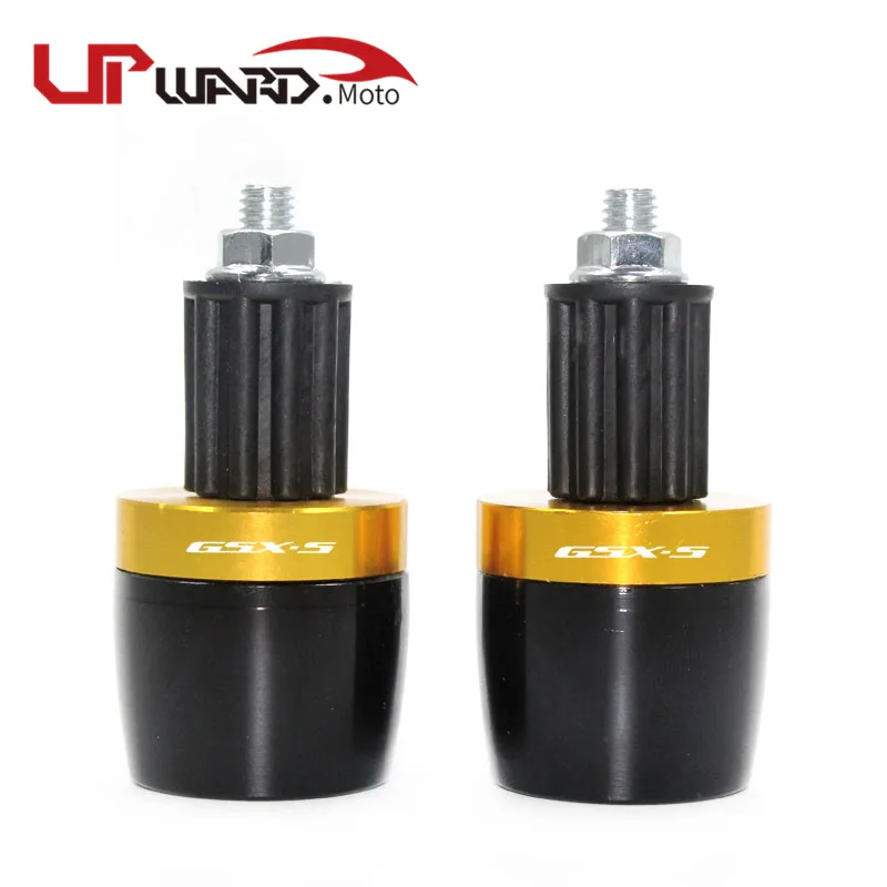 Motorcycle 7/8" 22MM Handlebar Hand Grips Handle Bar End Cap Fit For GSXS GSX-S 125 150 750 1000 F ABS GSXS750 GSXS1000