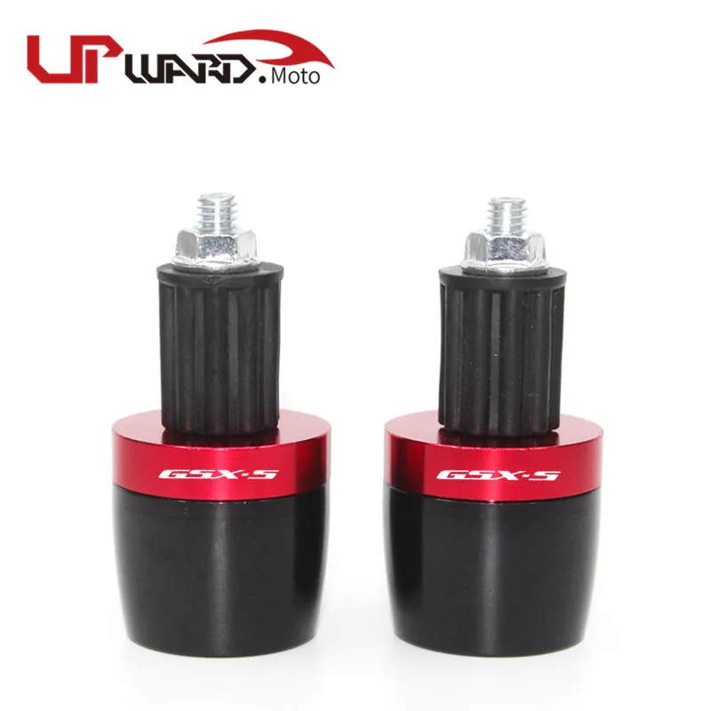 Motorcycle 7/8" 22MM Handlebar Hand Grips Handle Bar End Cap Fit For GSXS GSX-S 125 150 750 1000 F ABS GSXS750 GSXS1000