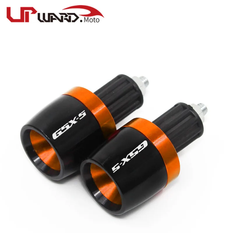 Motorcycle 7/8" 22MM Handlebar Hand Grips Handle Bar End Cap Fit For GSXS GSX-S 125 150 750 1000 F ABS GSXS750 GSXS1000