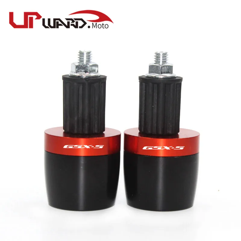 Motorcycle 7/8" 22MM Handlebar Hand Grips Handle Bar End Cap Fit For GSXS GSX-S 125 150 750 1000 F ABS GSXS750 GSXS1000