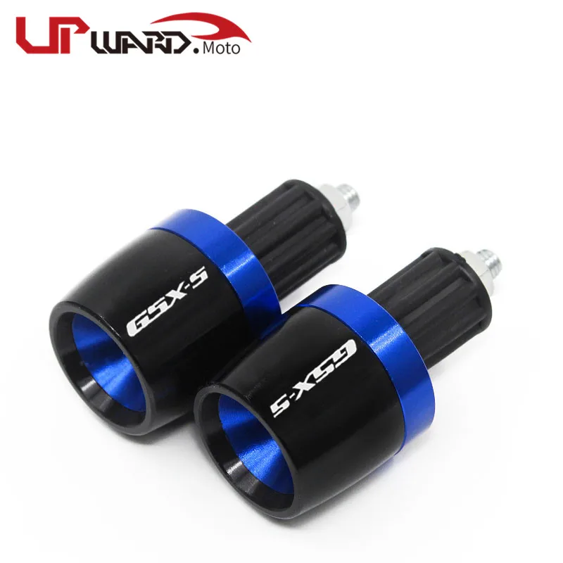Motorcycle 7/8" 22MM Handlebar Hand Grips Handle Bar End Cap Fit For GSXS GSX-S 125 150 750 1000 F ABS GSXS750 GSXS1000