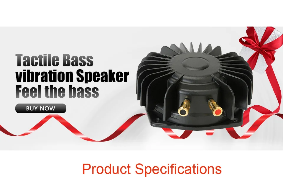 Sounderlink High Power Resonance Vibration Speaker Powerful Bass Subwoofer Drive Plane Shaker 75MM 100MM Loudspeaker 100W