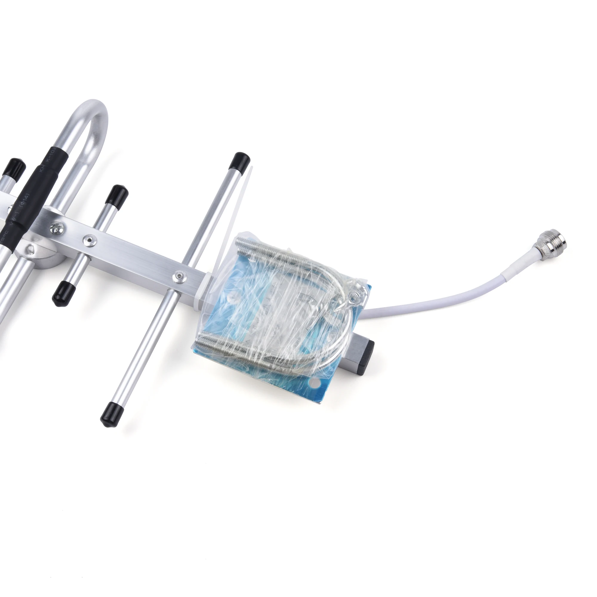 Outdoor 2G/3G/4G LTE Yagi Antenna 10dBi 698-2700MHz N Female with RG58 Coaxial Cable for Wireless Devices
