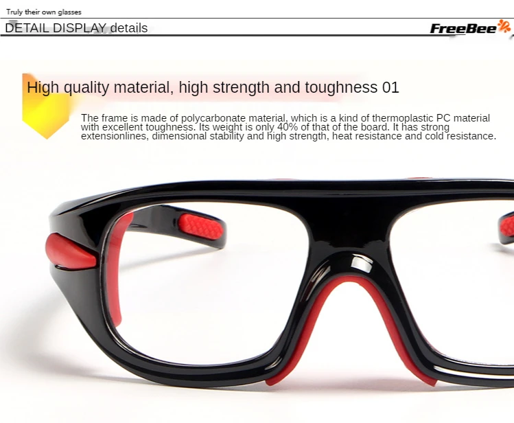Myopia Basketball Sport Eyewear Football Eye Anti-Collision Glass Removable Training Goggles Cycling Glasses Customizable lenses