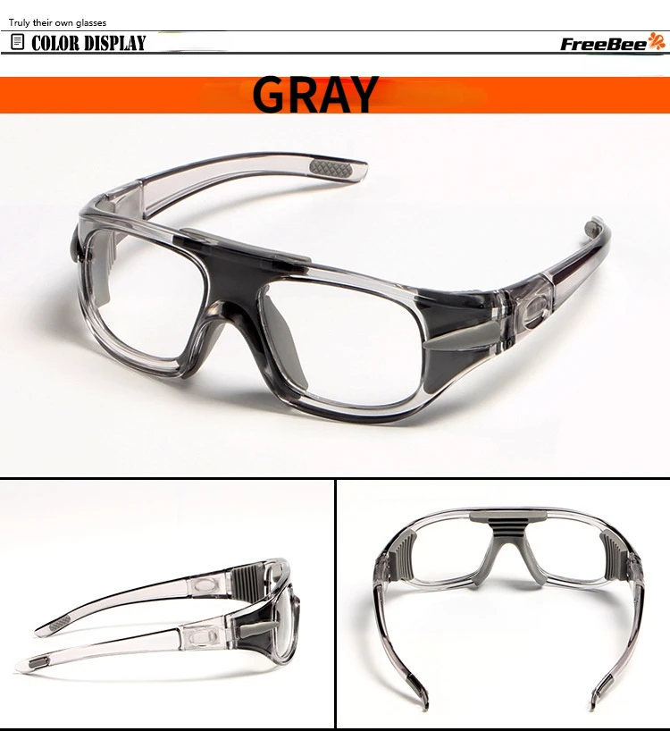 Myopia Basketball Sport Eyewear Football Eye Anti-Collision Glass Removable Training Goggles Cycling Glasses Customizable lenses