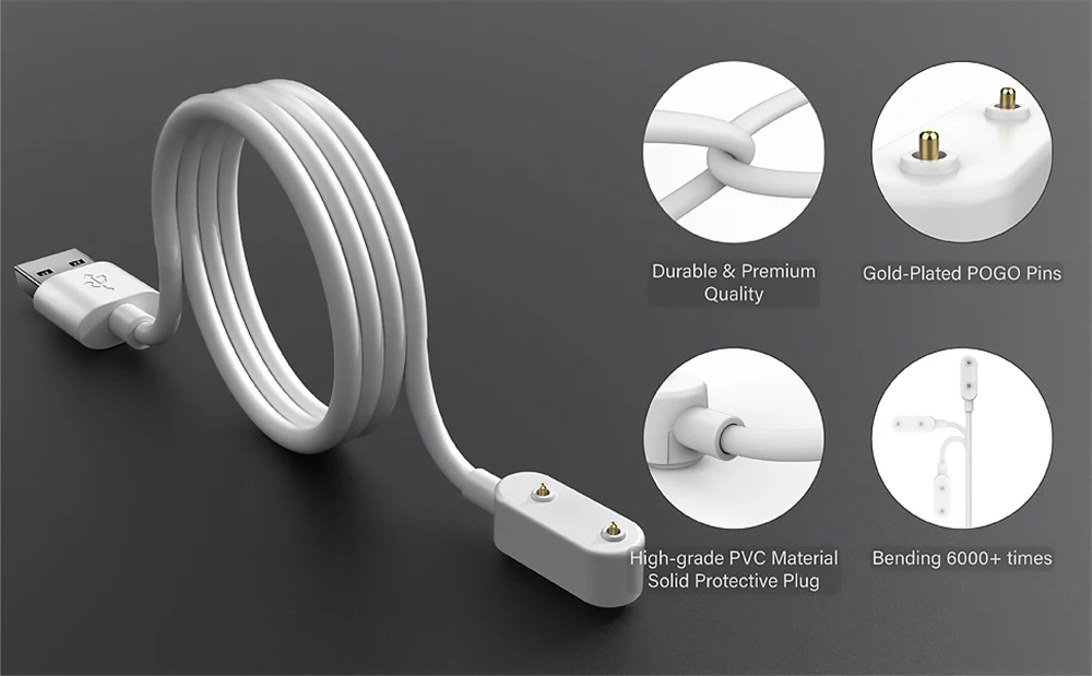 Magnetic USB Charger for Huawei Watch Fit 3/ Fit/ Fit2/ Band 7/ Huawei Band 10 / Honor Watch ES Charging Cable 3.3ft Smartwatch