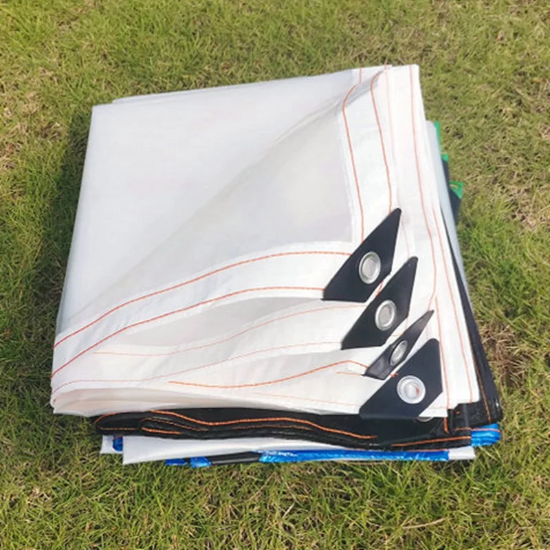 0.1mm Transparent  PE Film Rainproof Tarpaulin Balcony Plants Keep Warm Garden Furniture Pergola Rain Cover Canopy Awnings