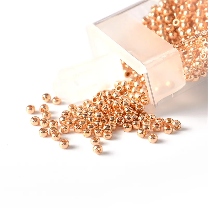 11/0 TOHO Round Beads Metallic Color 10g 2.2mm Japan Glass Seed Bead For Needlework Handcraft DIY Bracelet Jewelry Making