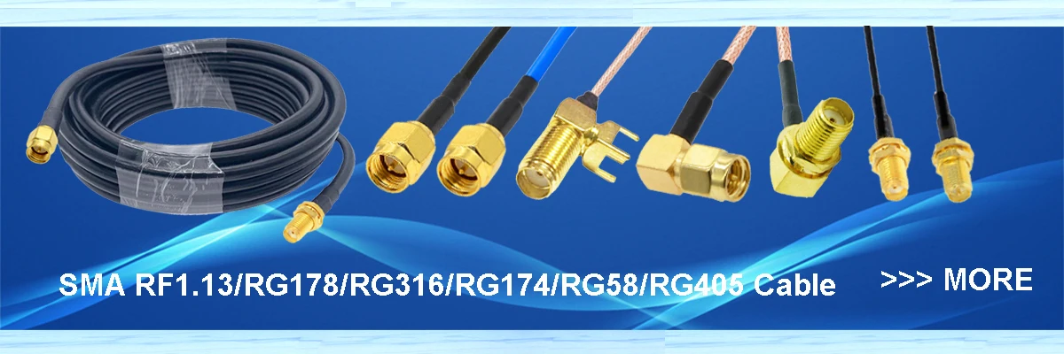 BEVOTOP LMR200 Cable SMA Male to SMA Male Plug 50-3 50ohm Low Loss RF Coaxial Cable Adapter WiFi Antenna Extension Cord Pigtail