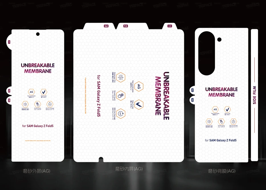 Matte Soft Hydrogel Film For Samsung Galaxy Z Fold 8 Ultra 7 SE 6 5 4 3 2 W26 W25 W24 Clear Screen Protector Anti Fingerprint