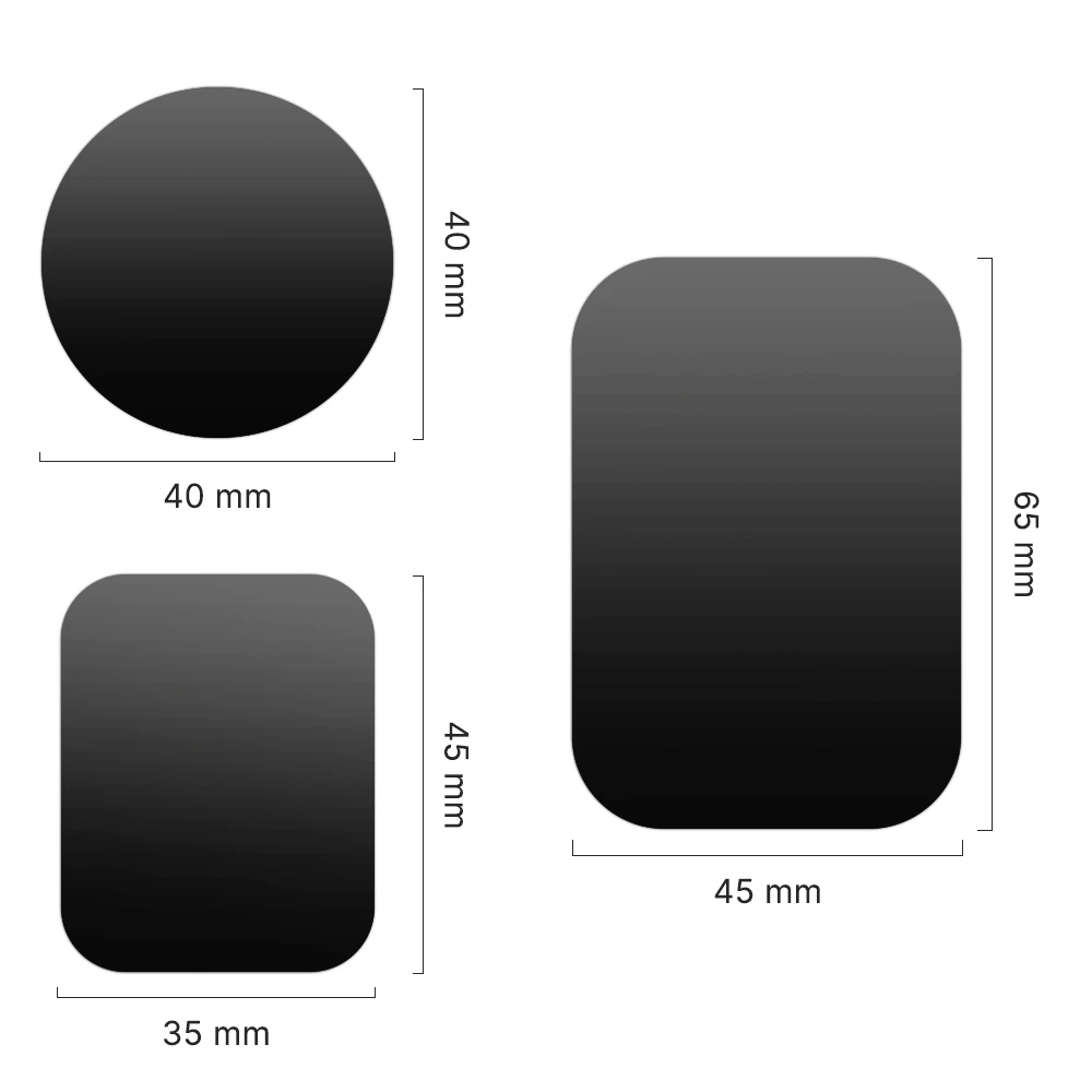 Car Magnet for Phone Holder Desk Metal Phone Magnetic Sticker Mobile Stand Mobile Phone Plate Holder Universal Car Mount Support